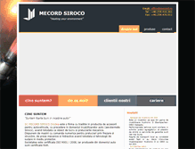 Tablet Screenshot of mecord.ro